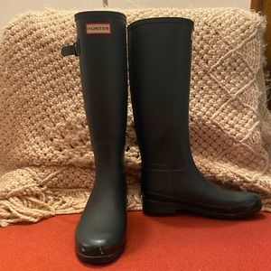 Dark Green Hunter Rain Boots
